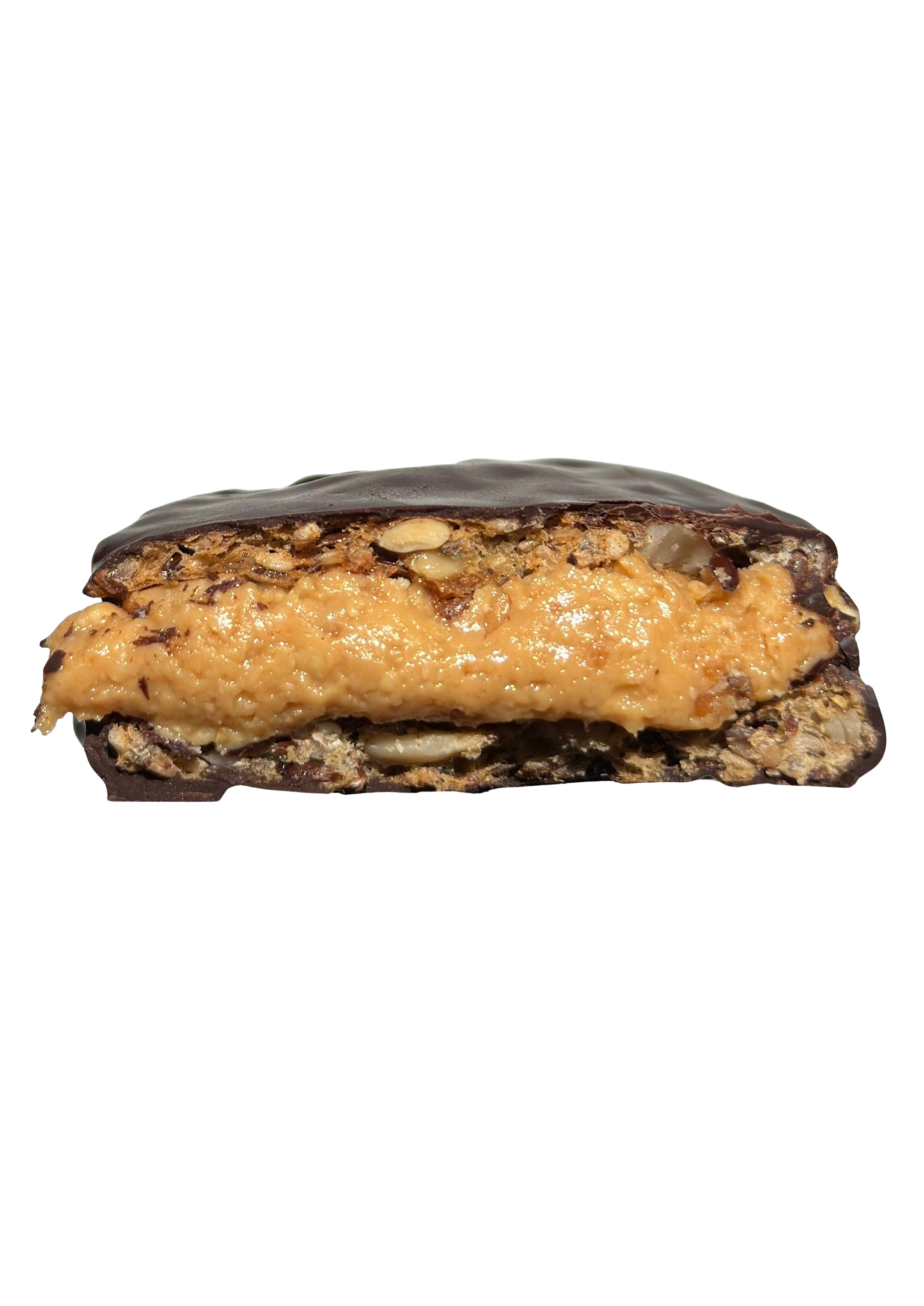 Alfajores de Semillas Proteicos 19g de proteína natural. Rellenos con Manteca de Maní - x8 unidades de 80 gs c/u